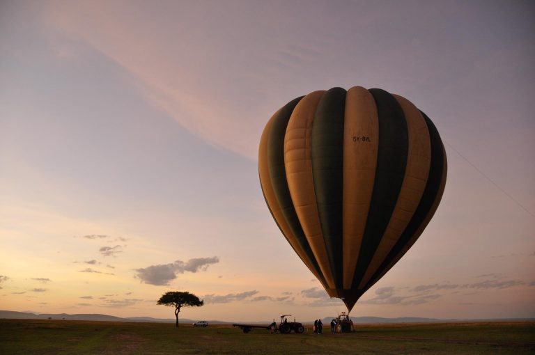 Masai Mara Ballonfahrt während einer Luxus Safari Kenia - Globetrotter Select