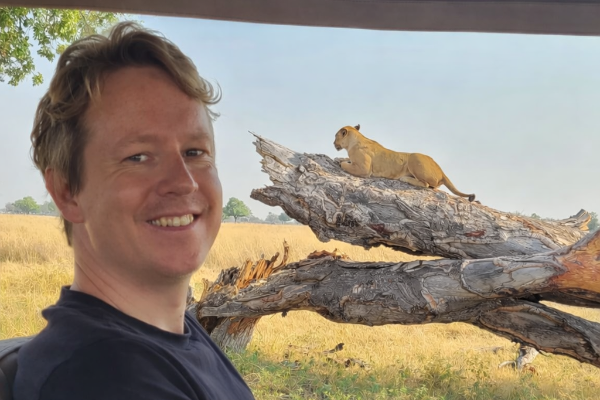 Patrick Tomlinson in Botswana
