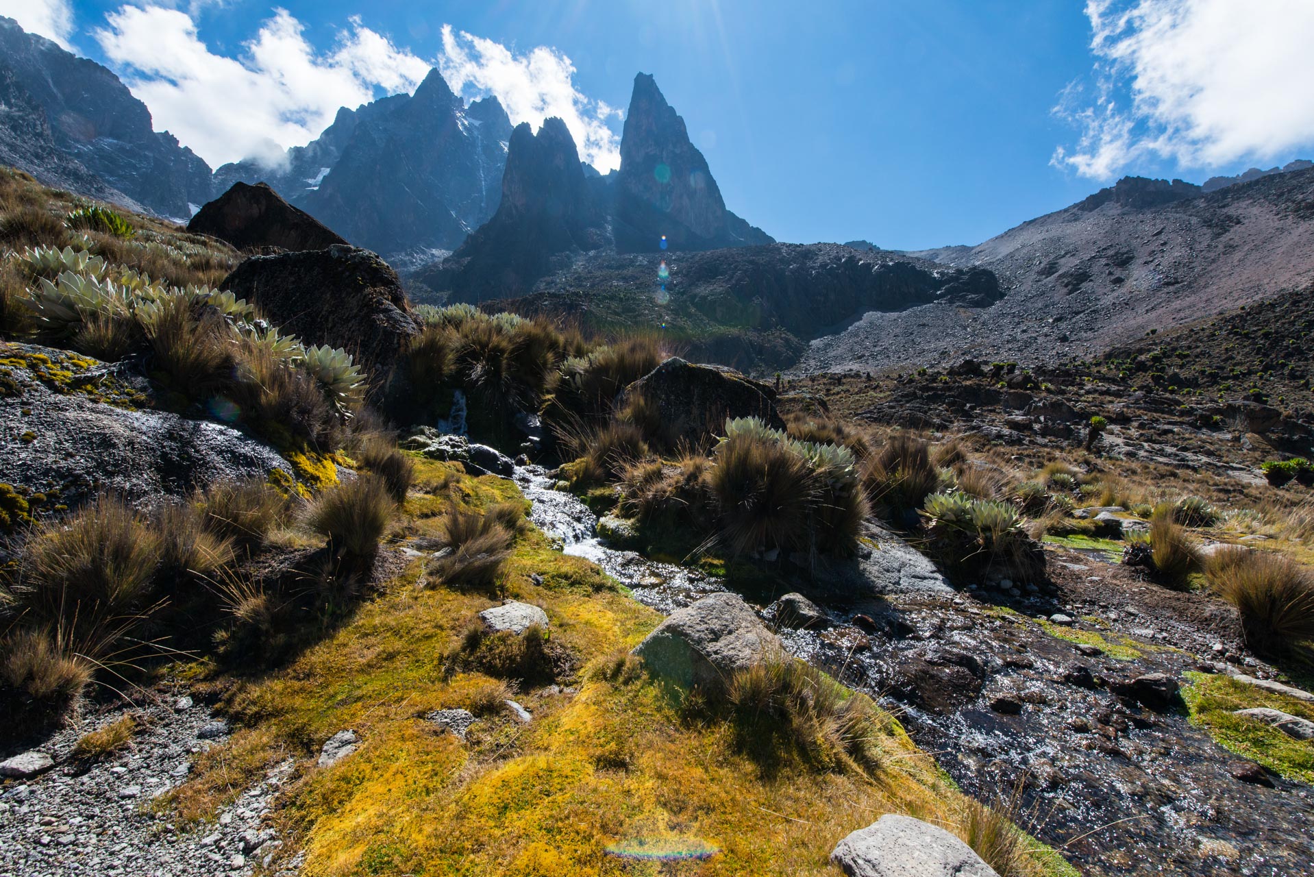Mount Kenya in Kenia