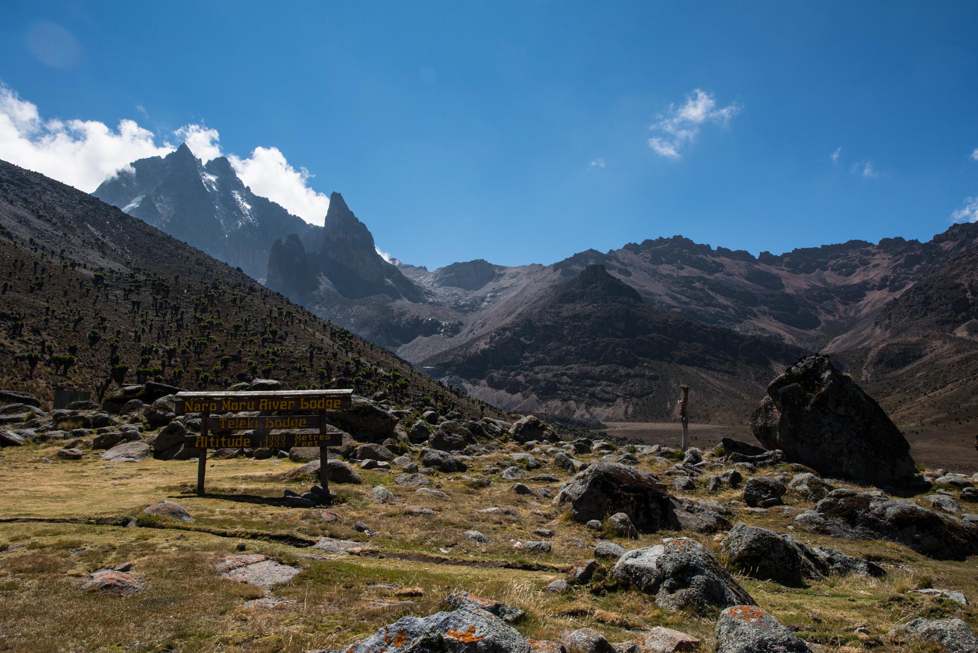 Mount Kenya in Kenia