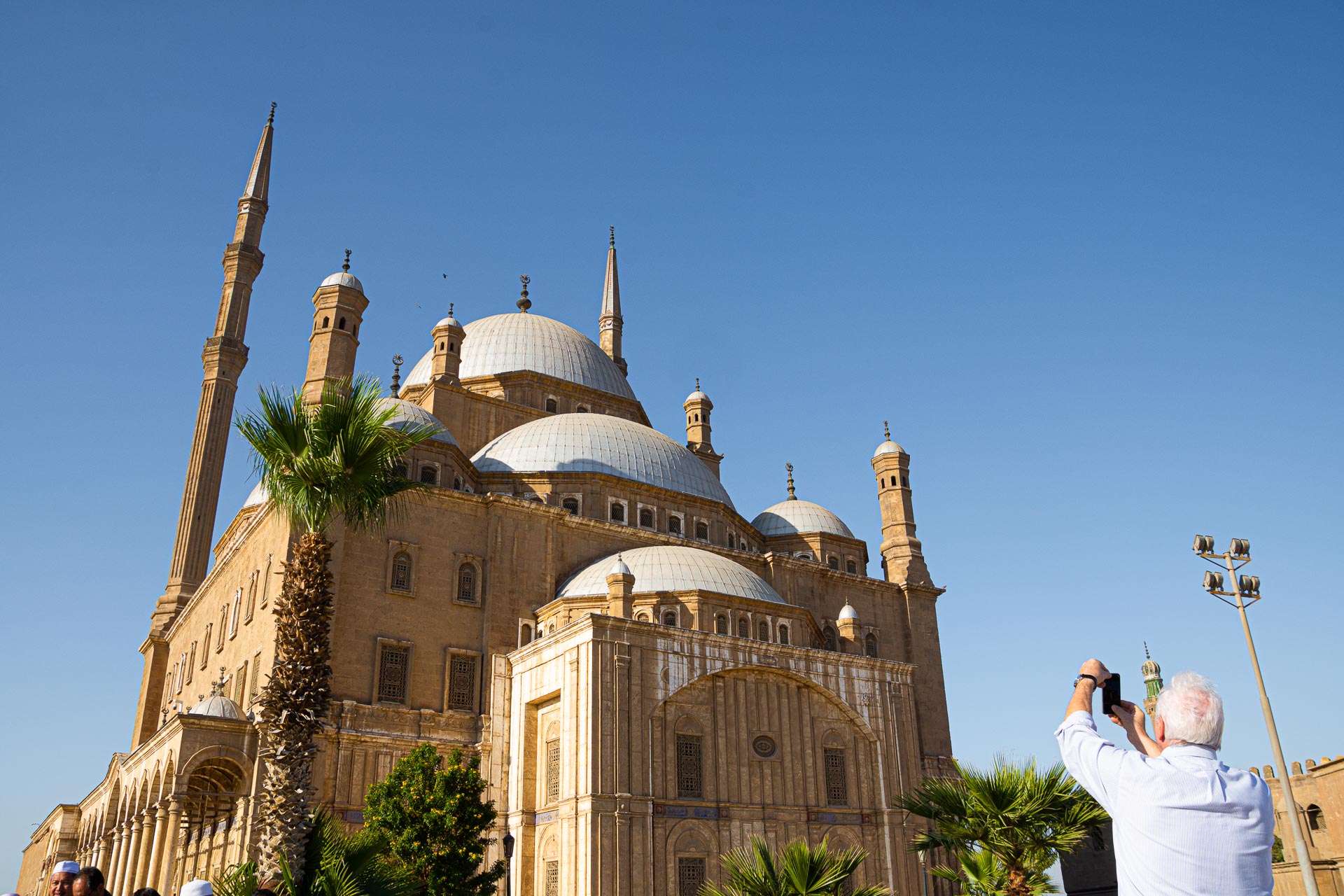 Die Muhammad-Ali-Moschee manchmal auch als Alabastermoschee bezeichnet, ist eine der großen Moscheen in Kairo - Globetrotter Select