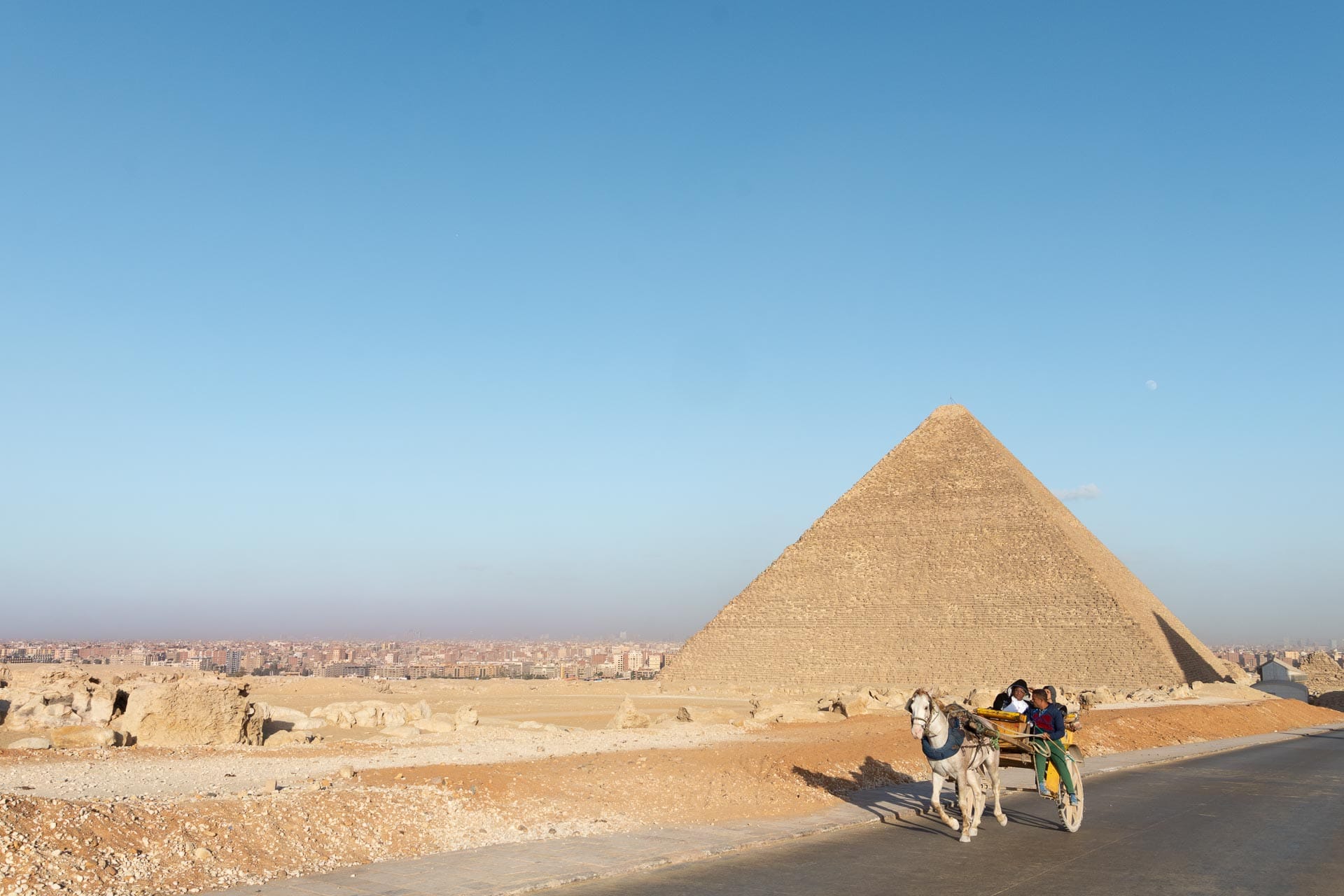 Pyramiden von Gizeh in Ägypten
